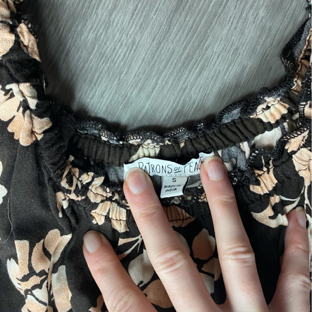 Patrons Of Peace Floral Maxi Dress - Picture 3 of 8